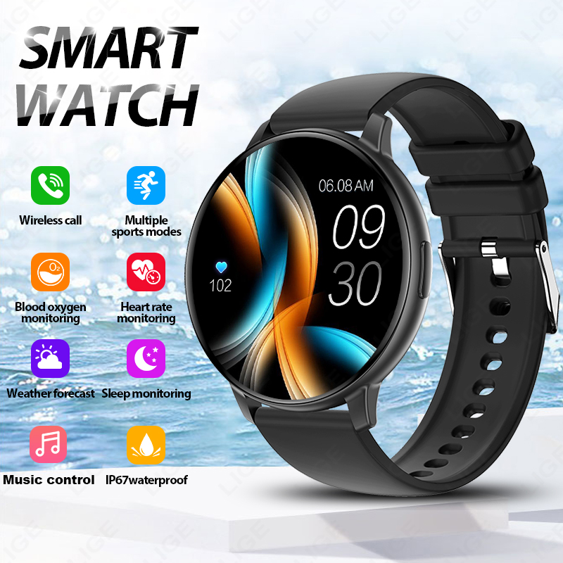Watches Ladies Smartwatch - ساعة ذكية جديدة من LIGE بشاشة