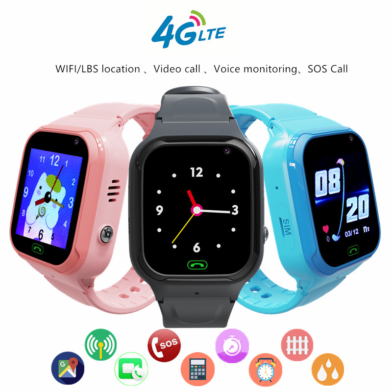 Smartwatch Digital Watches For Kid Girl - 4G Kids ساعة هاتف ذكي مكالمة