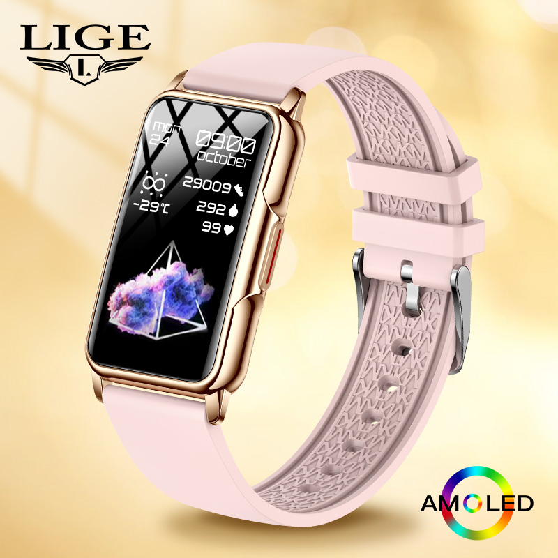 Watches Ladies Smartwatch - LIGE عداد الخطى بلوتوث دعوة ساعة