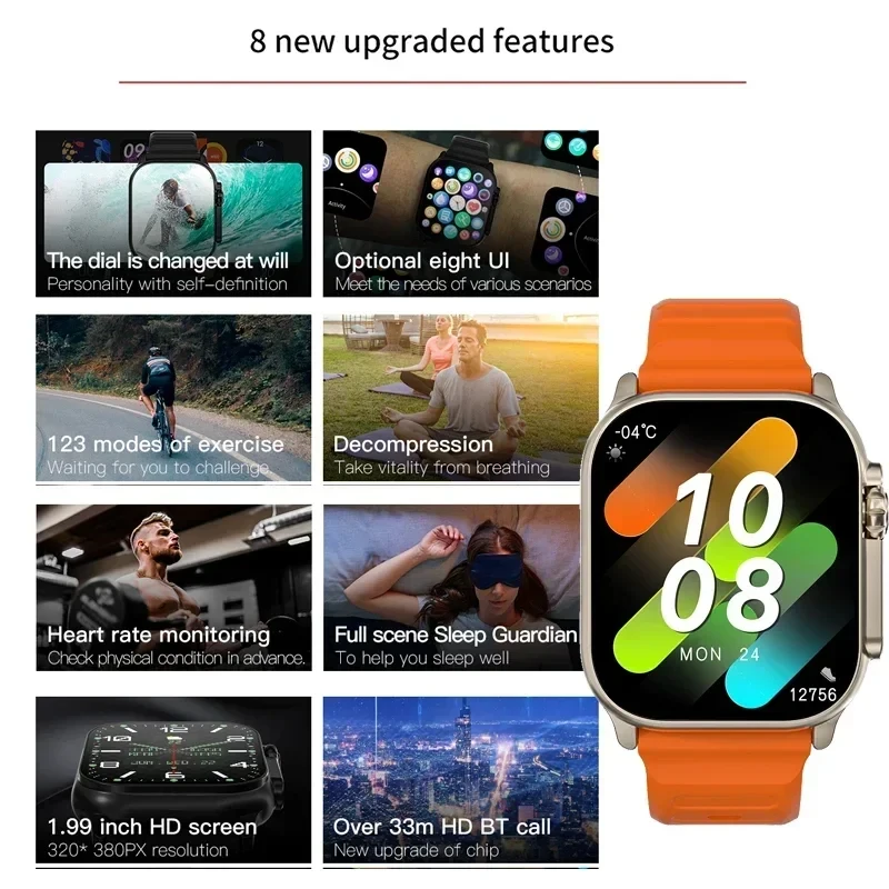 ساعة ذكية جديدة T10 Ultra مقاس - مراجعة Smartwatch Watches For Girls وسعره