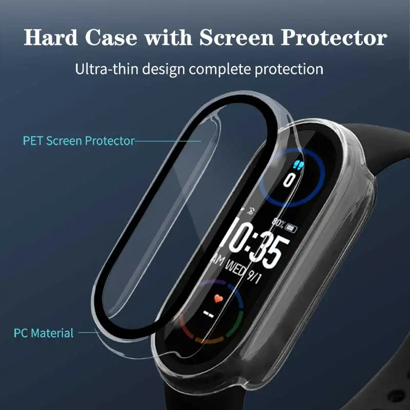 حافظة من الزجاج المقسى + PC له - مراجعة Smartwatch Watches For Girls وسعره
