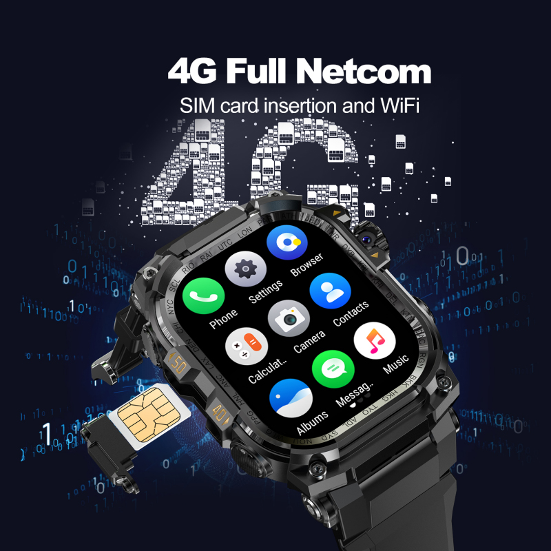 4G أندرويد الرجال النساء ساعة  - مراجعة Smartwatch Watches For Women With Gps وسعره