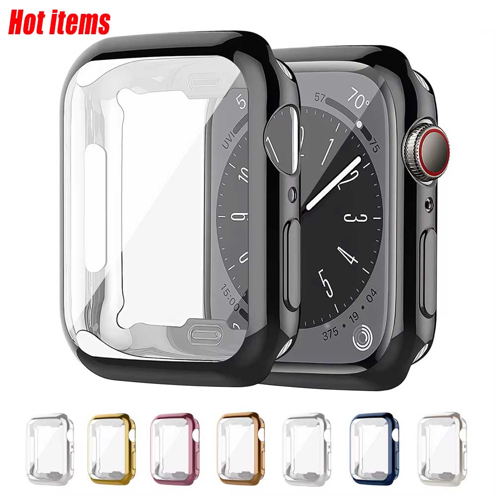 غطاء لساعة أبل 44 مللي متر 40  - مراجعة Smartwatch Watches For Girls وسعره