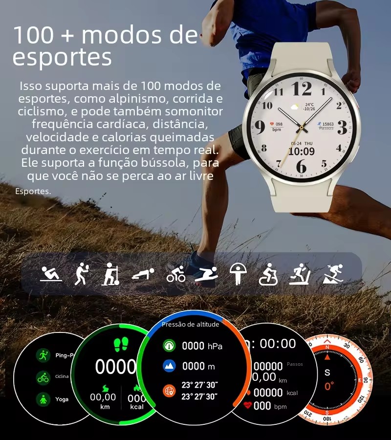 ساعة ذكية جديدة 6 مع نظام تحدي - مراجعة Smartwatch Watches For Women With Gps وسعره