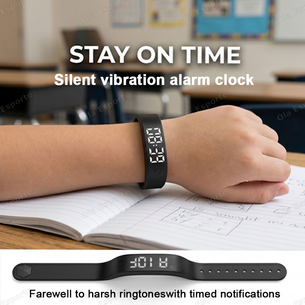 ساعة منبه بالاهتزاز للنوم العم - مراجعة Smartwatch Watches For Girls وسعره