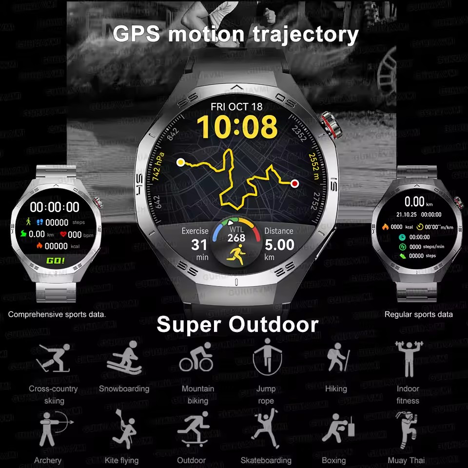 ساعة ذكية رياضية أصلية GS5 Pro - مراجعة Smartwatch Watches For Women With Gps وسعره