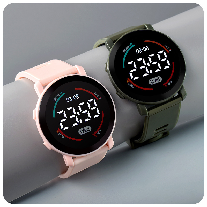 ساعة LED رياضية عصرية رقمية لل - مراجعة Smartwatch Digital Watches For Kid Girl وسعره