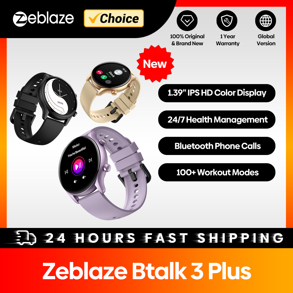 ساعة ذكية جديدة Zeblaze Btalk  - مراجعة Watches Ladies Smartwatch وسعره