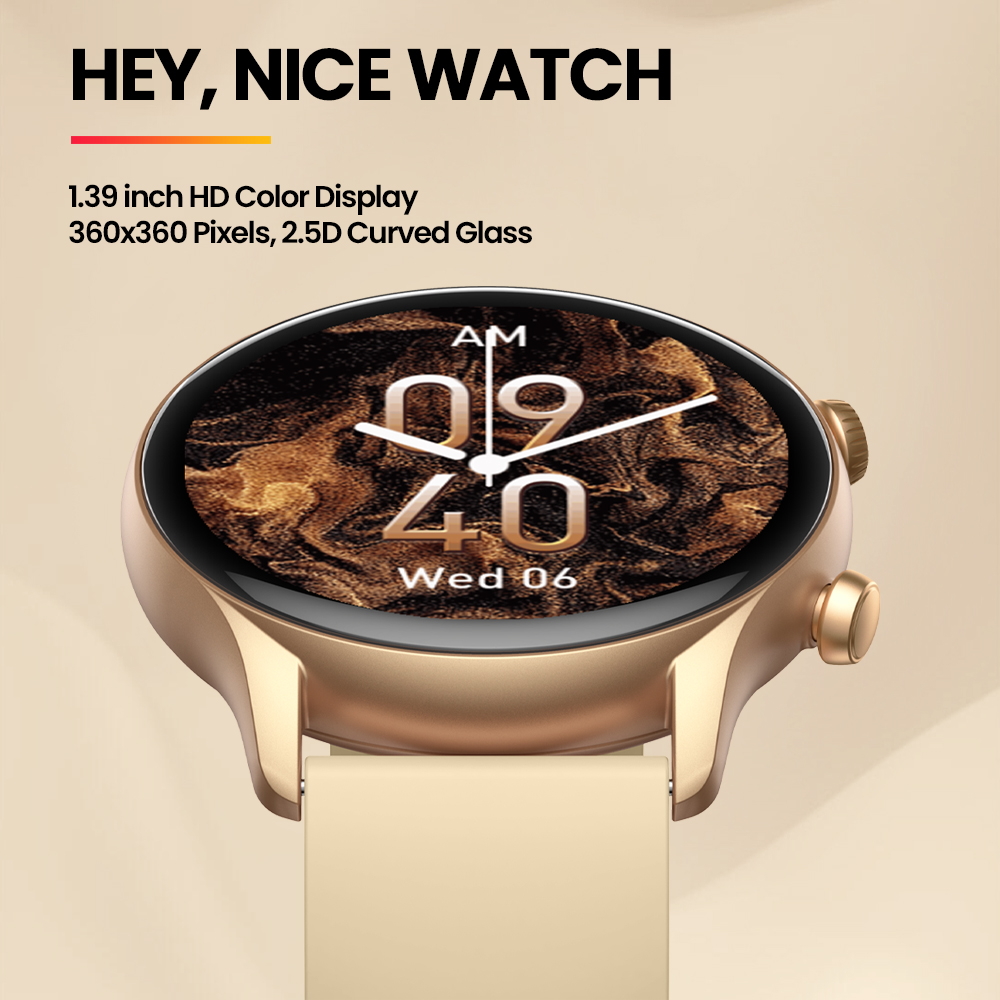 ساعة ذكية جديدة Zeblaze Btalk  - مراجعة Watches Ladies Smartwatch وسعره