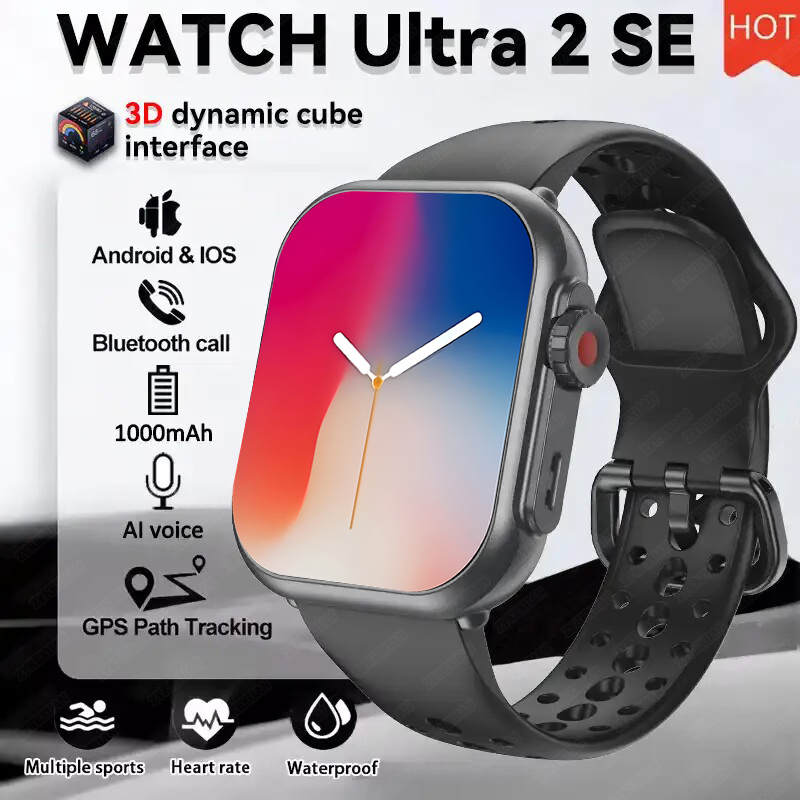 ساعة Ultra K62 للرجال والنساء  - مراجعة Smartwatch Watches For Women With Gps وسعره